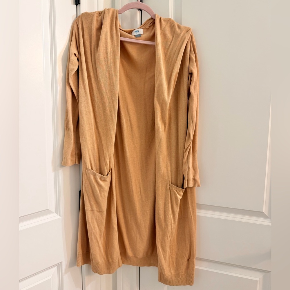 Old Navy Camel Open Cardigan